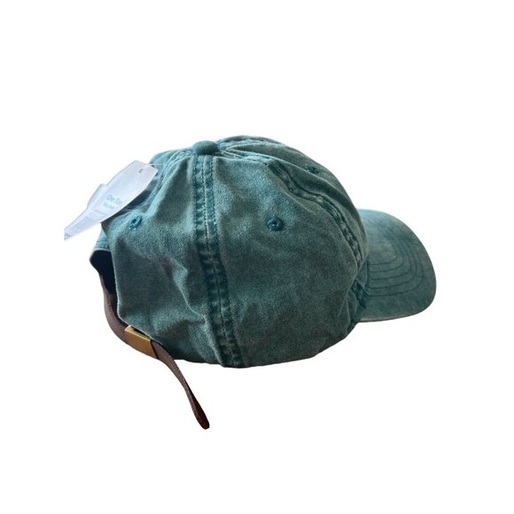You Had Me At Coffee Cap Hat Adult Adiustable Green Discolored 100% Cotton NEW - Picture 3 of 5